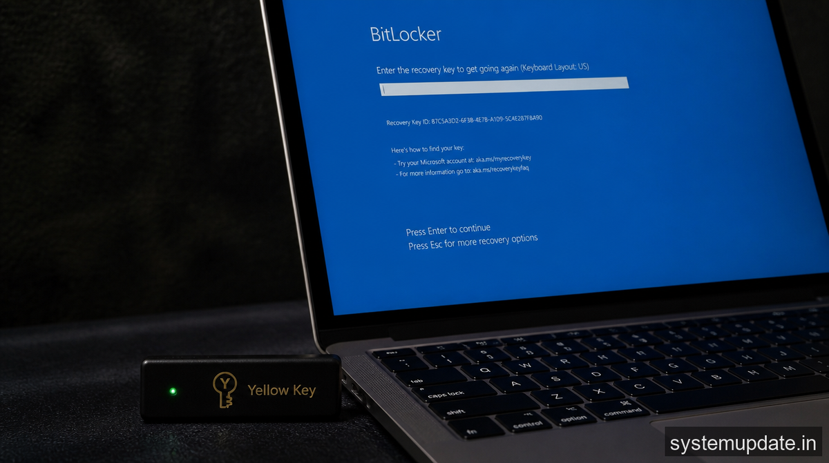 Microsoft Releases Mitigation for YellowKey BitLocker Bypass CVE-2026-45585 Exploit 2 Microsoft Releases Mitigation for YellowKey BitLocker Bypass CVE-2026-45585 Exploit