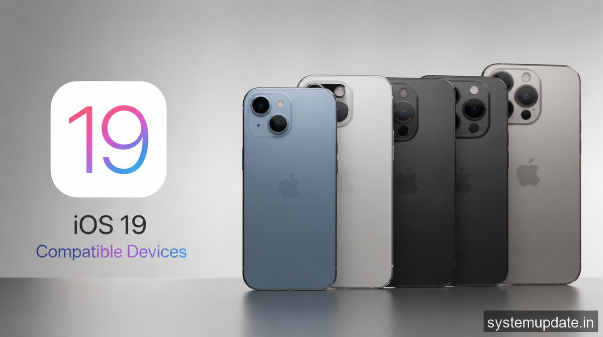 iOS 19 compatible Phone list 2026