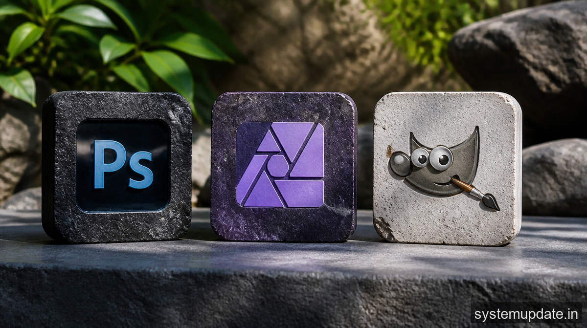 I tried Photoshop, Affinity, and GIMP for a month and the winner isn’t what you think Which Photo Editor Is Best in 2026? 1 I tried Photoshop, Affinity, and GIMP for a month and the winner isn’t what you think