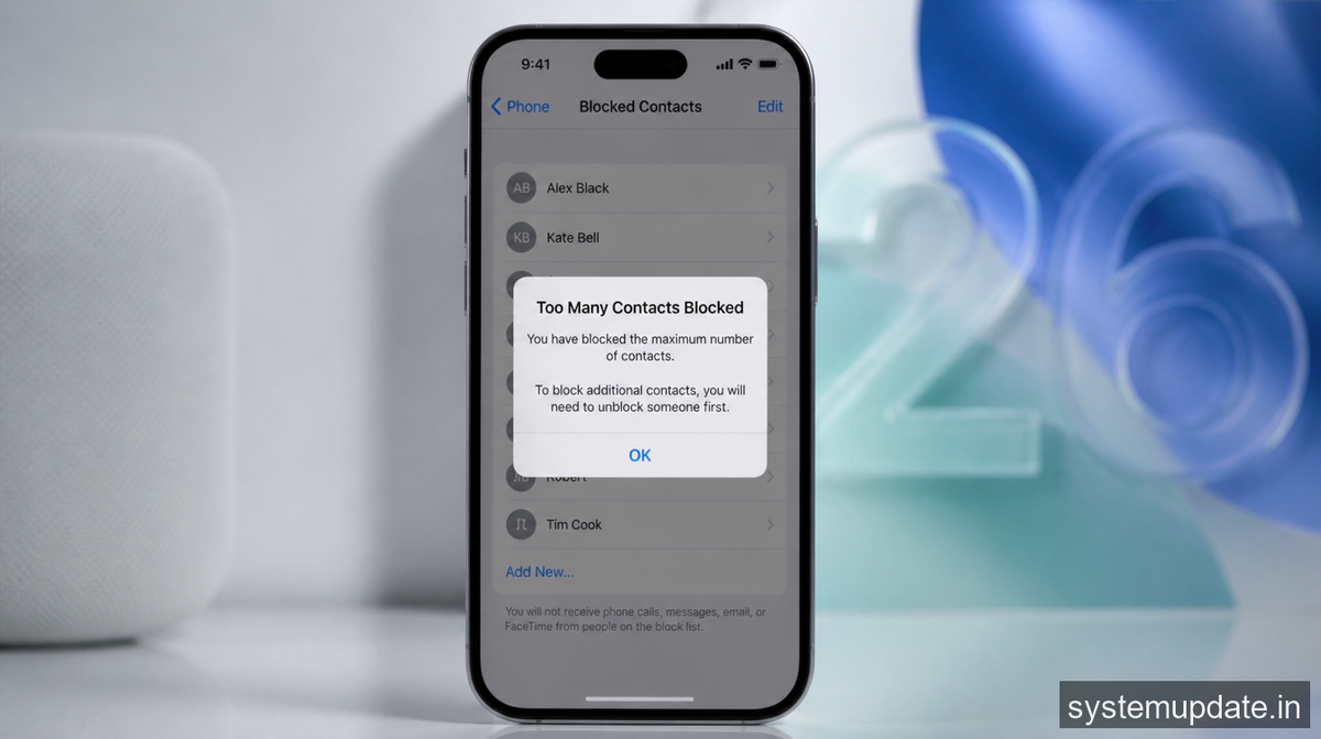 iOS 26.6 Adds New Alert When You Try Blocking Too Many Contacts 2 iOS 26.6 adds new alert when you try blocking too many contacts