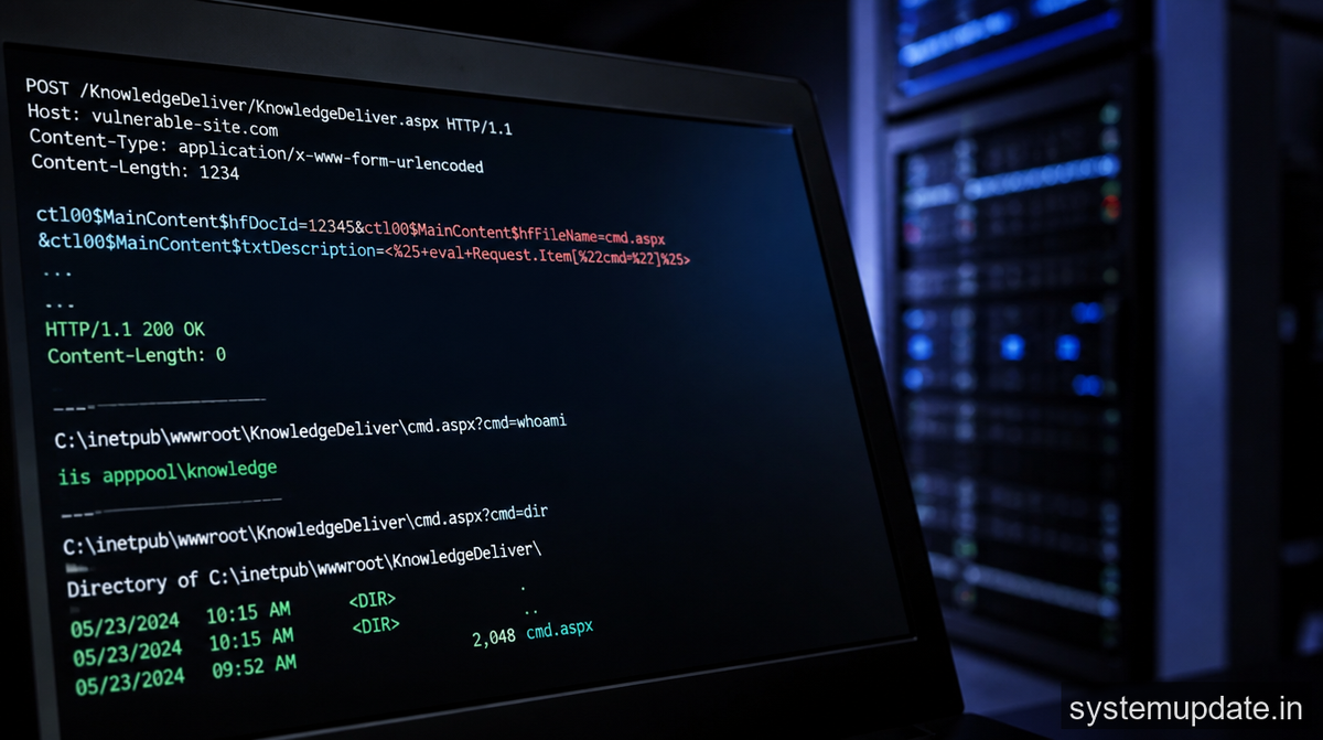 KnowledgeDeliver Flaw Exploited as a Zero-Day to Install Web Shells 1 KnowledgeDeliver flaw exploited as a zero-day to install web shells