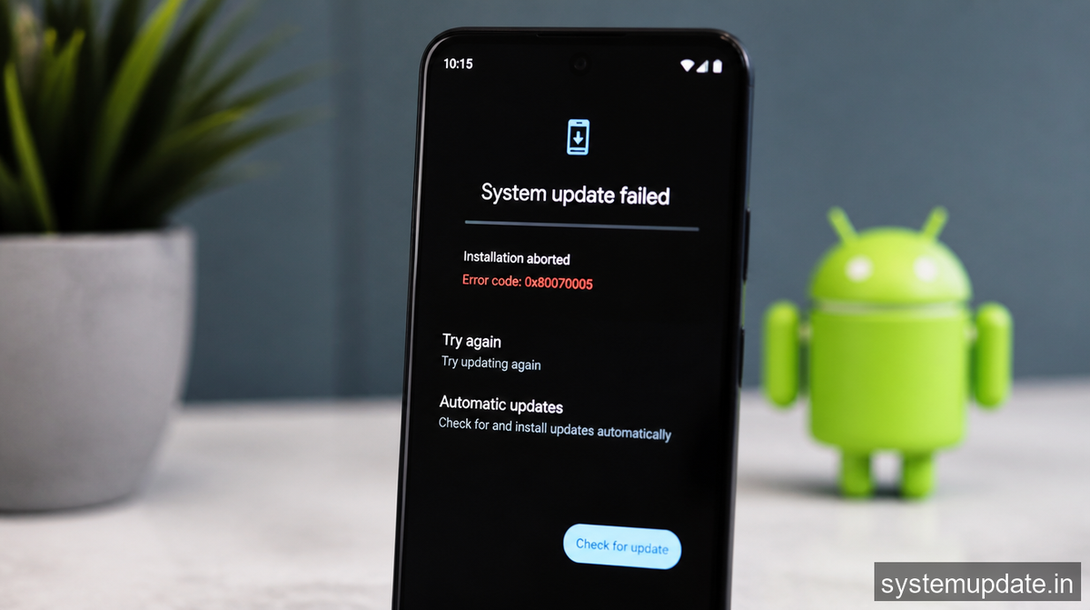 How to Fix Android Update Failed Error 2026 2 How to fix Android update failed error