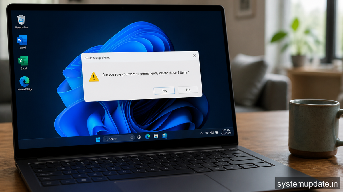 Microsoft: June 2026 Windows updates break Recycle Bin prompts