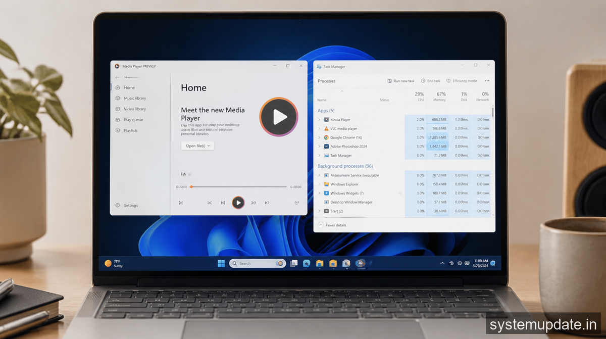 Windows 11's New Media Player Uses 3.5x More RAM, Charges for Popular Video Codecs