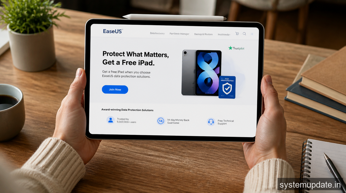 EaseUS Offers Free iPad with Data Protection Services - Latest Updates & Guide 1 EaseUS Offers Free iPad with Data Protection Services