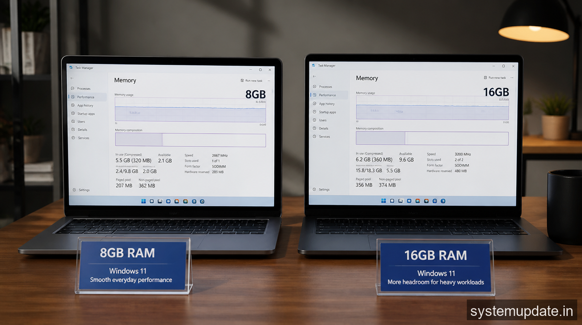 Microsoft admits 8GB RAM is fine for Windows 11, after years of pushing 16GB as the baseline - Latest Updates & Guide 1 Microsoft admits 8GB RAM is fine for Windows 11, after years of pushing 16GB as the baseline